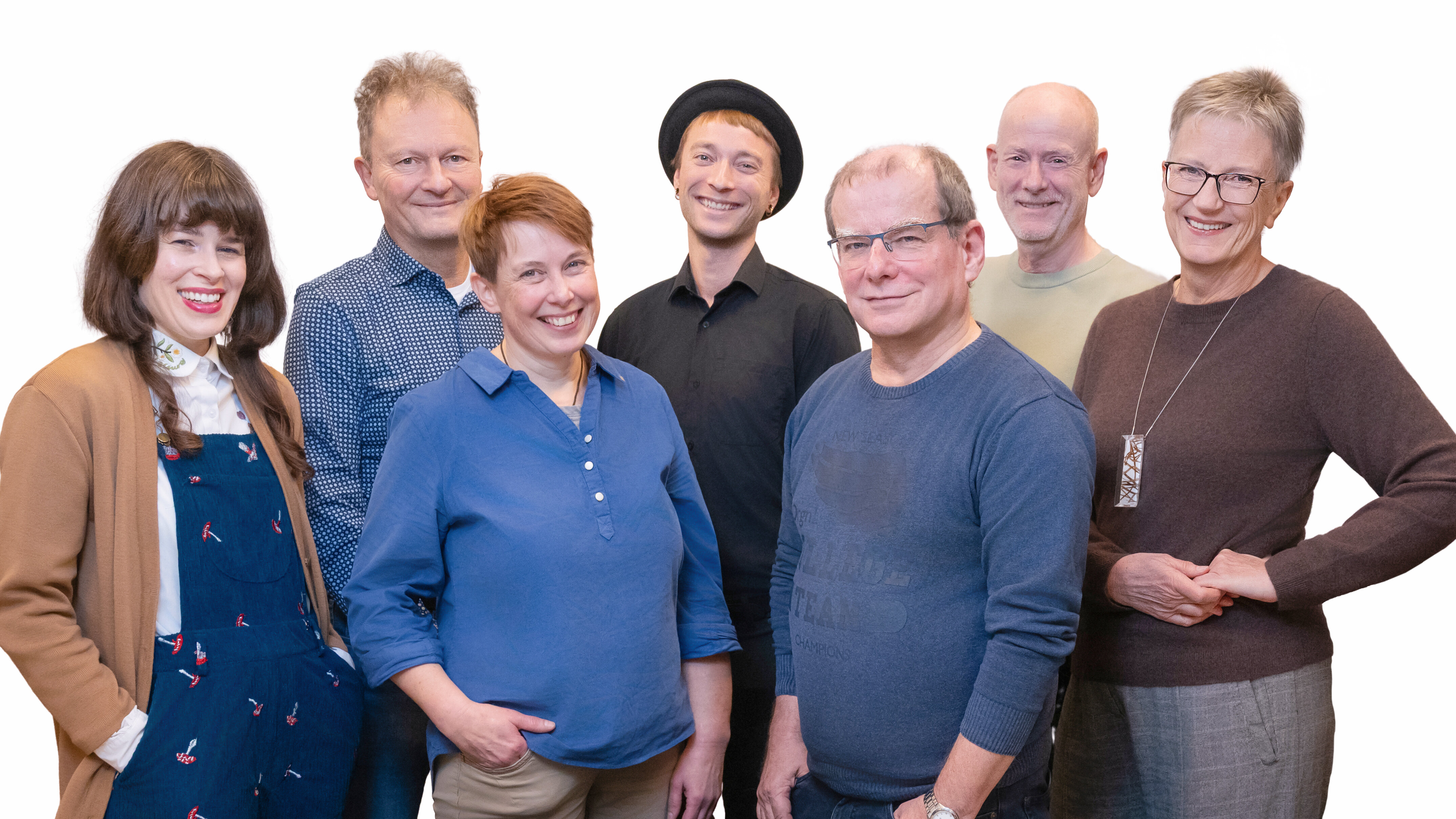 Gruppenportrait der Mitglieder des Mieterbeirates Oberschöneweide