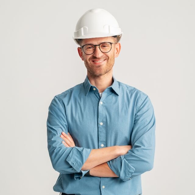 Architekt Benjamin aus der Neubauabteilung