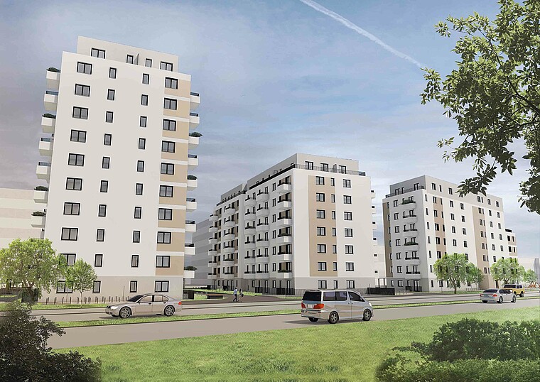 Visualisierung degewo Neubau Schützenstraße 11 in Treptow-Köpenick