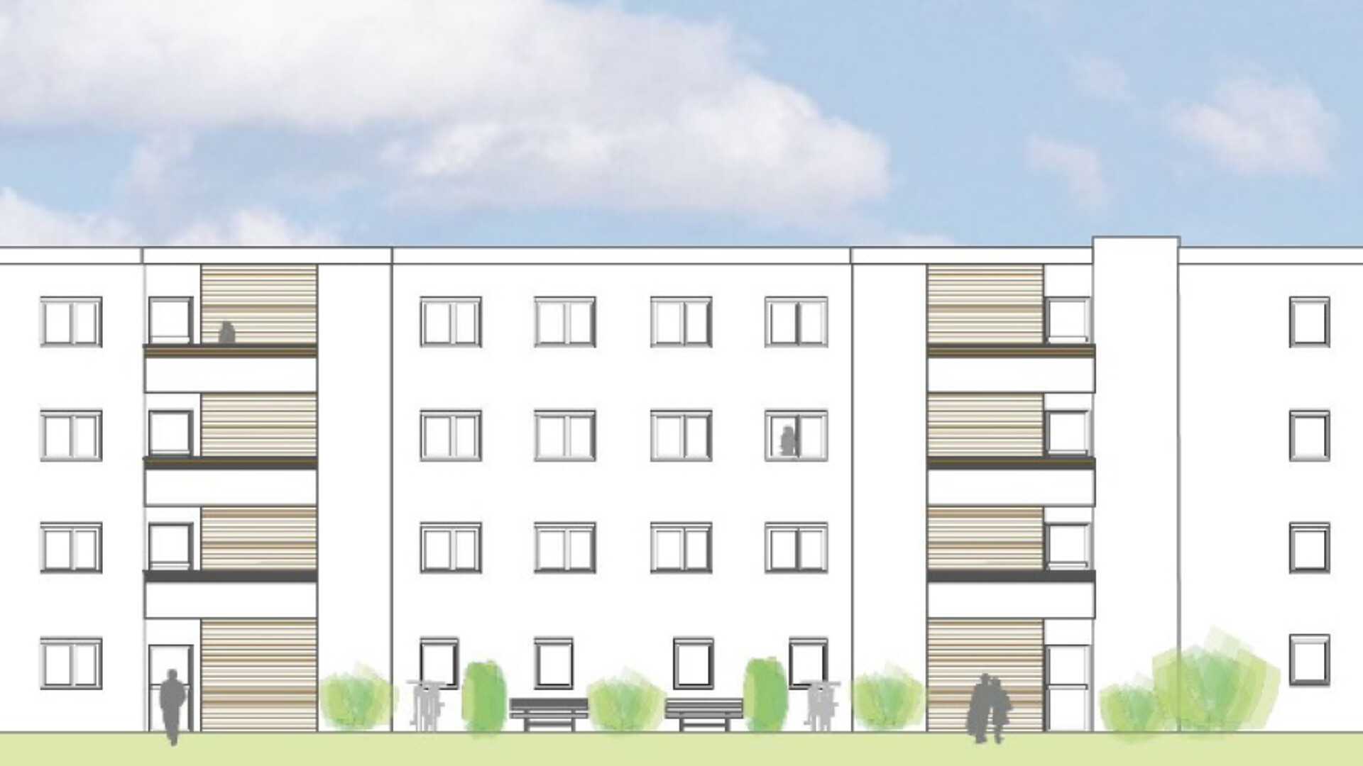 Visualisierung degewo Neubau Ottmar-Geschke-Straße