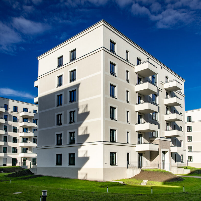 Außenansicht degewo-Neubau Paulsternstrasse.