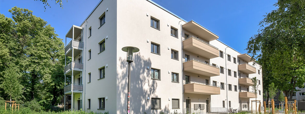 degewo Neubau Eckansicht Ottomar-Geschke-Straße