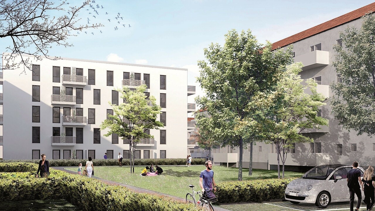 Visualisierung degewo Neubau Kietzer Feld