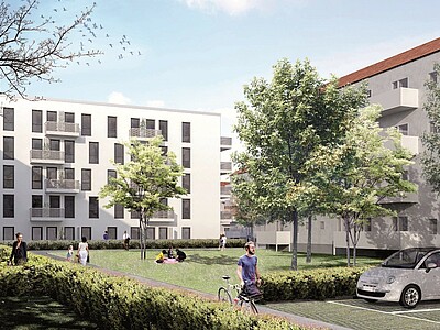 Visualisierung degewo Neubau Kietzer Feld