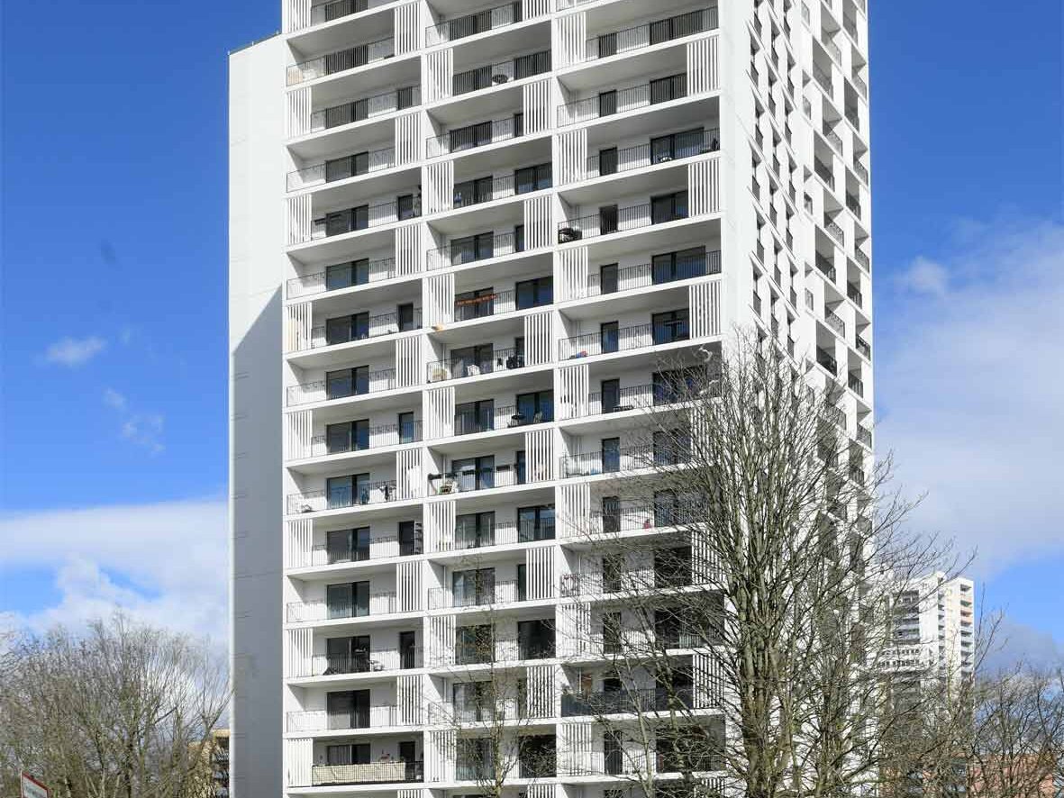 Straßenansicht degewo-neubau Friedrich-Kayßler-Weg 1.