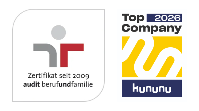 Siegel von kununu und berufundfamilie