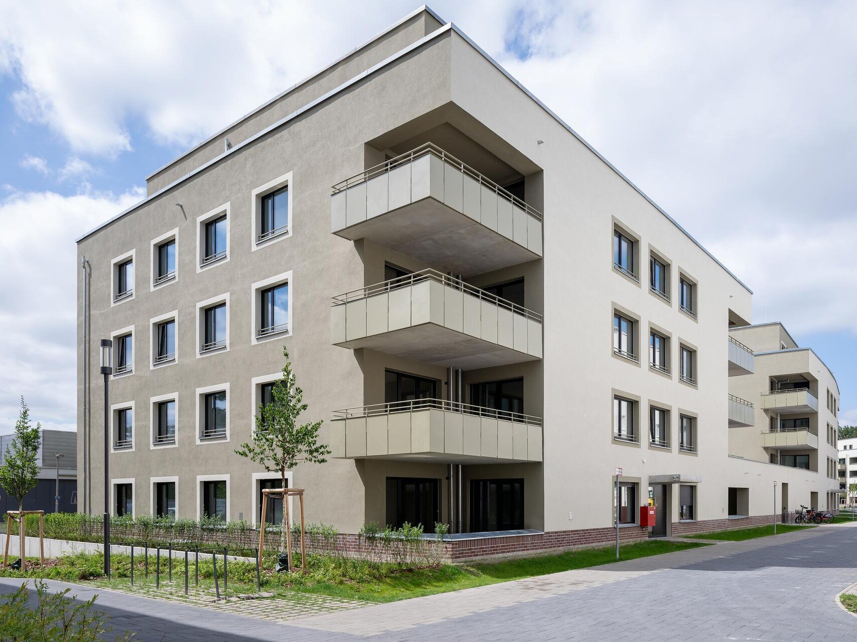 Außenansicht Neubau am Falkenberg