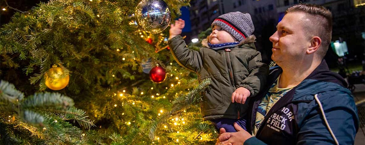 Weihnachtsbaum Marzahner Promenade