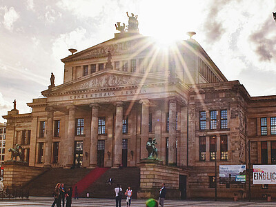 Außenansicht des Konzerthauses Berlin