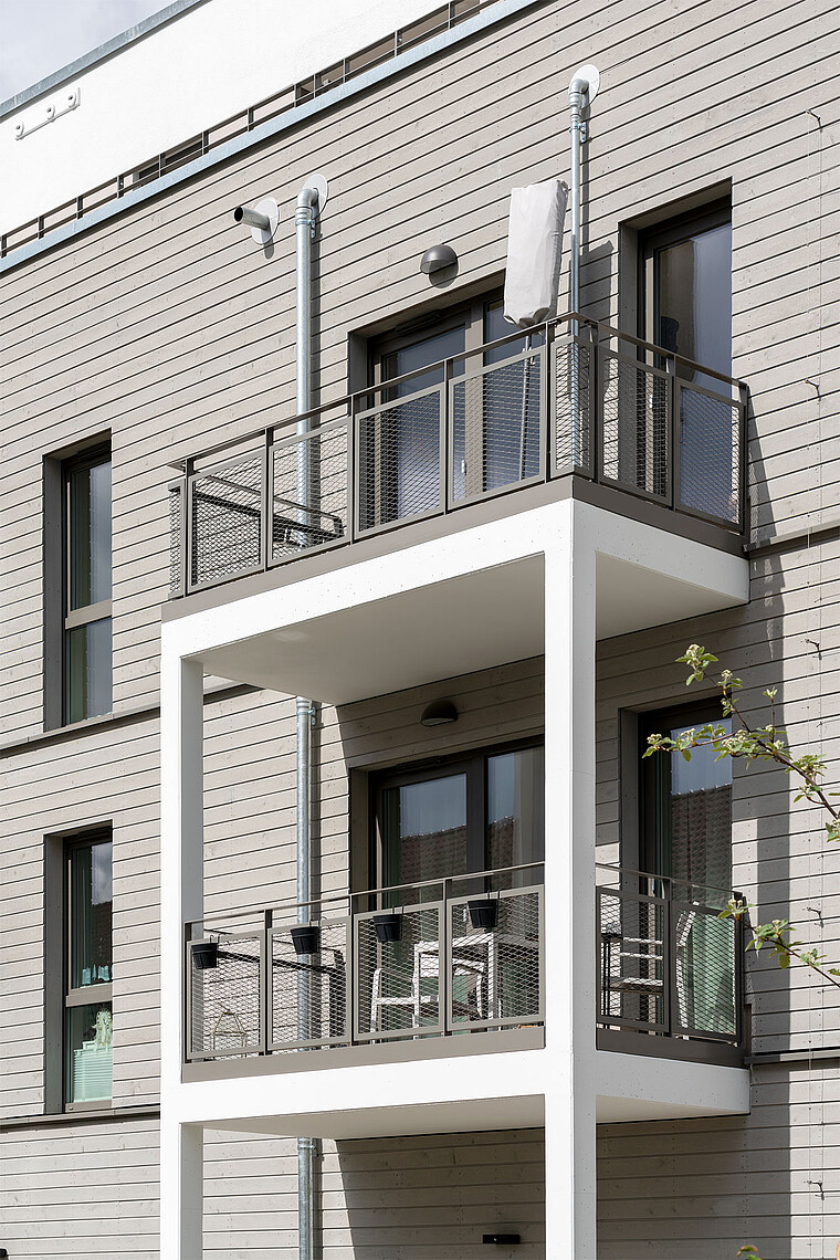Neubau Außenansicht Stillerzeile