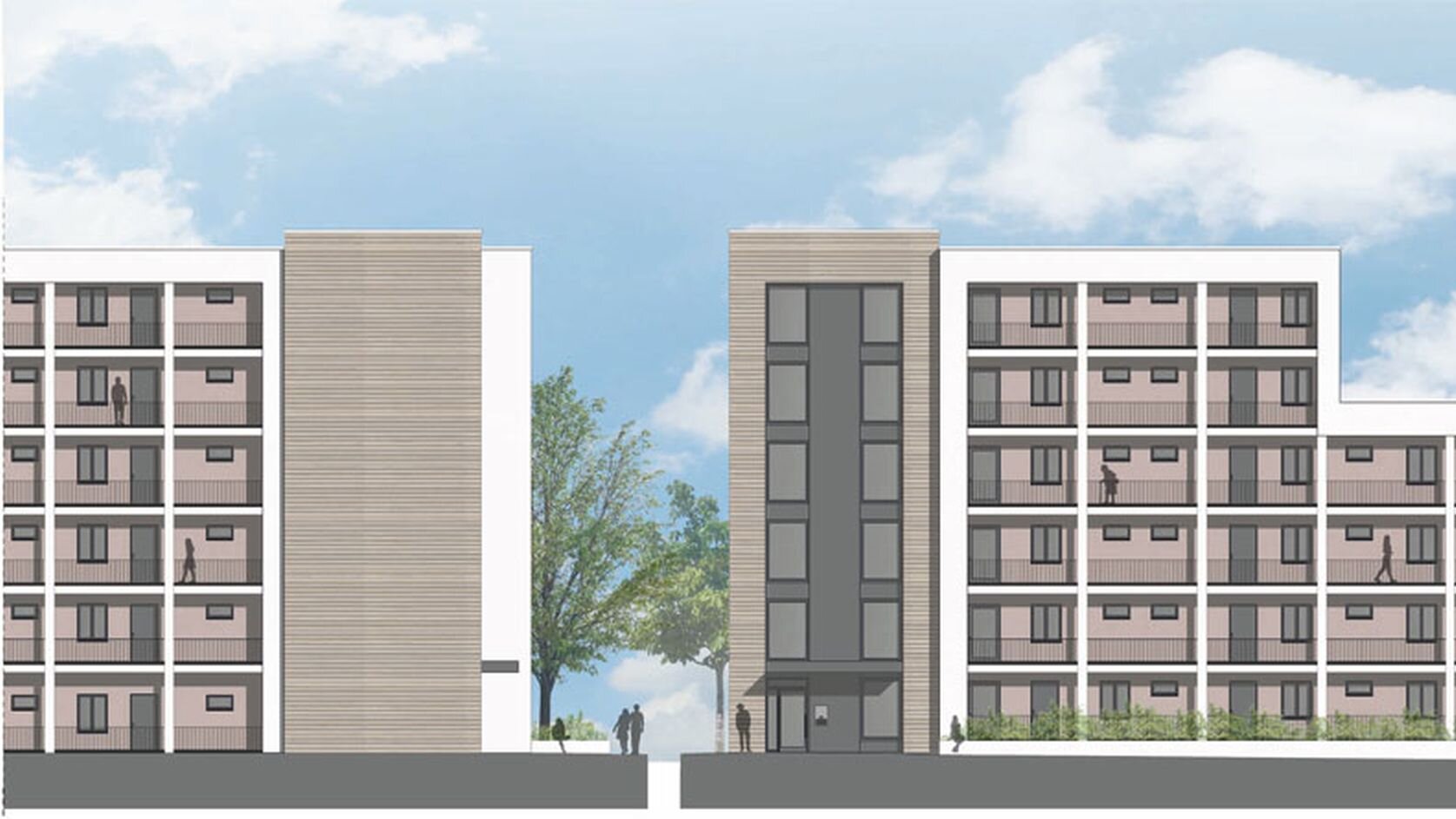 Visualisierung degewo-Neubau Agnes-Straub-Weg 1.