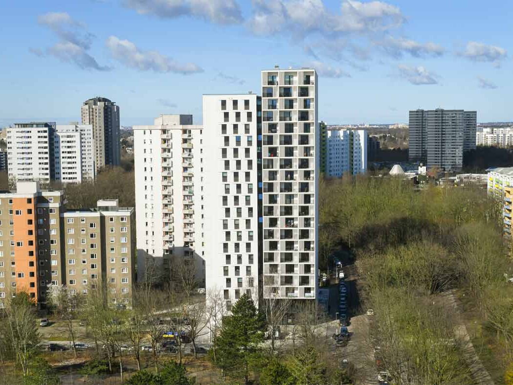 Luftaufnahme degewo-neubau Friedrich-Kayßler-Weg 1.