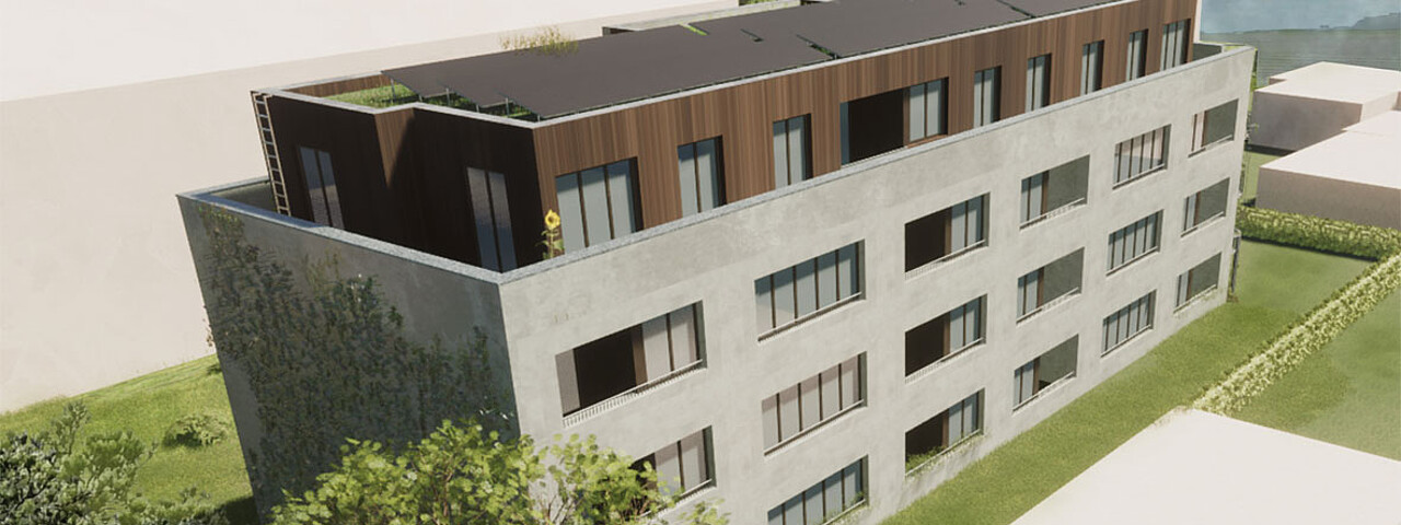 Visualisierung Neubau Stillerzeile 45 A