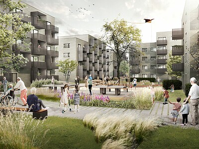 Grafik: BG Bollinger + Fehlig Architekten GmbH und Bernieder, Sieweke Lagemann Architekten BDA GmbH 