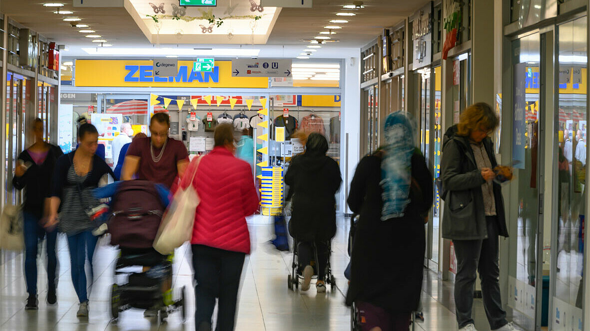 Shoppingmall im Wutzky