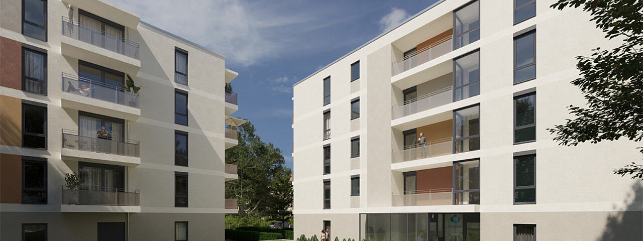 Visualisierung degewo Neubau Kietzer Feld