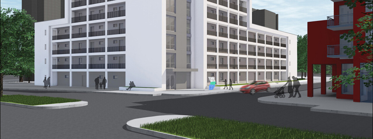 degewo Hybrid-Neubau Fritz-Erler-Allee, Agnes-Straub-Straße 
