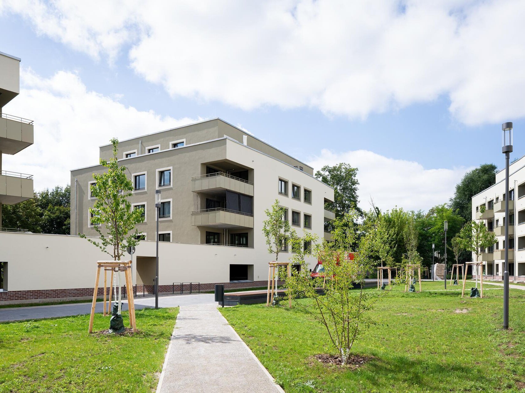 Außenansicht Neubau am Falkenberg