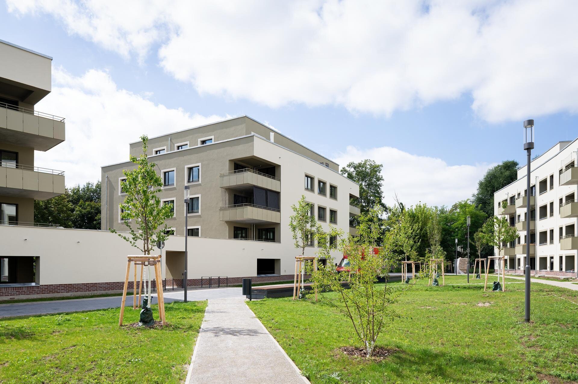 Außenansicht Neubau am Falkenberg