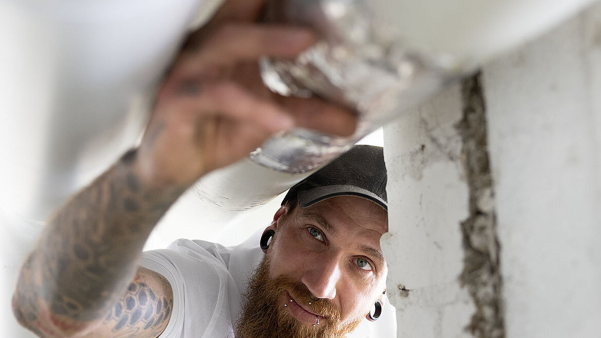 Anlagenmechaniker Nahaufnahme