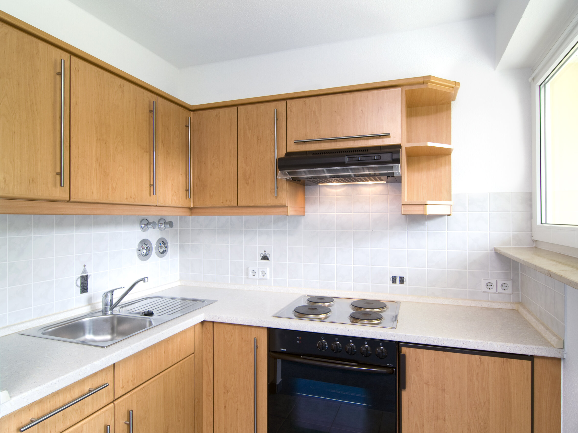 Blick auf die Küchenzeile