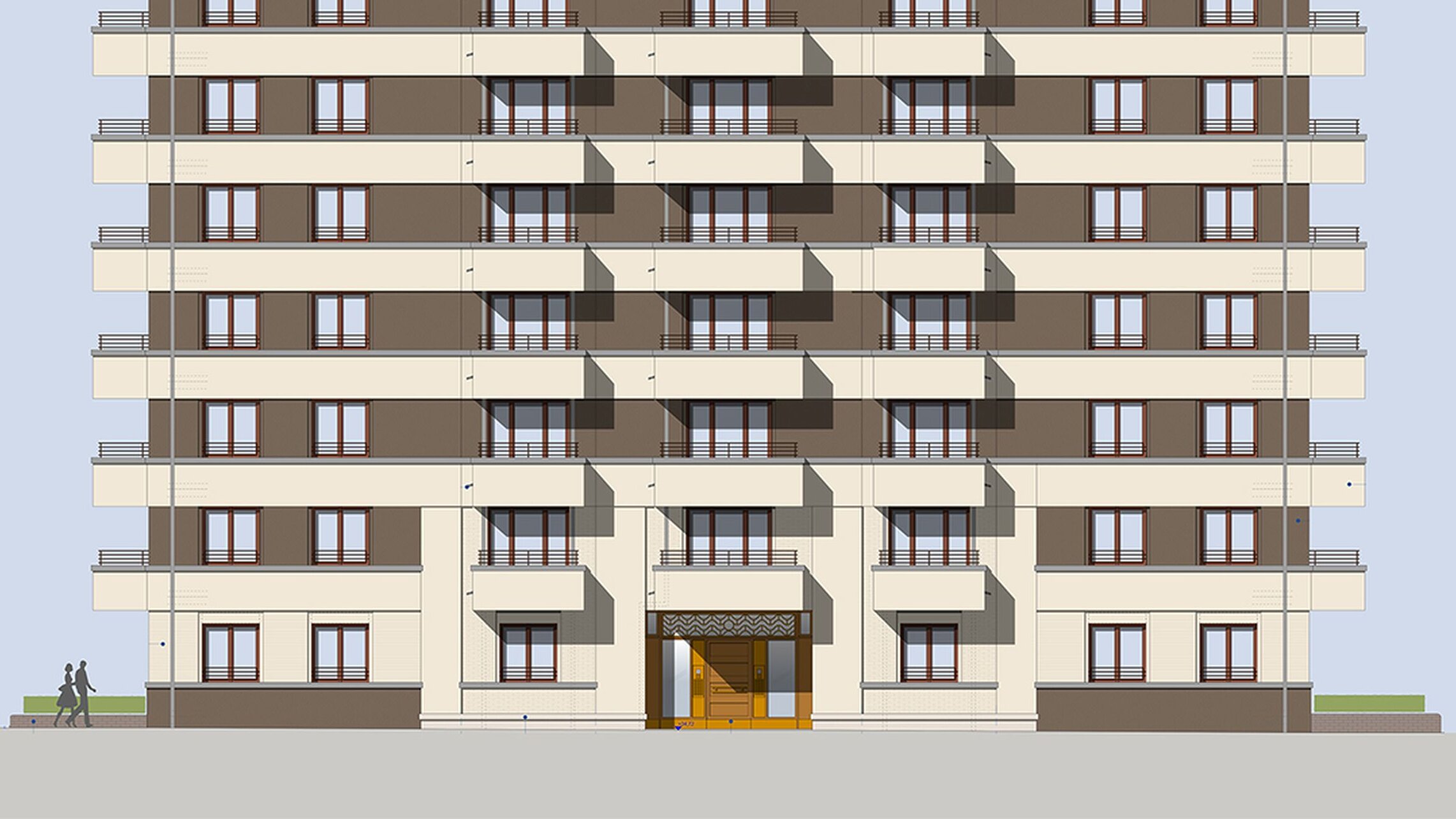 Visualisierung degewo-Neubau Pascalstraße 7 Heisenbergstraße 1.