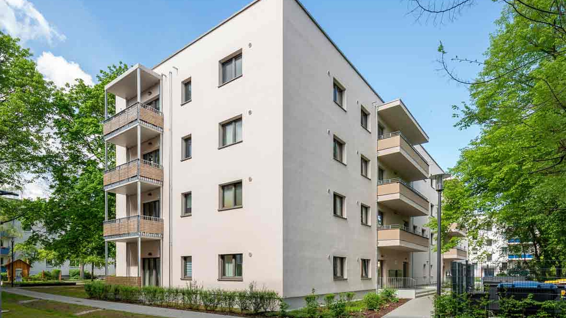 Außenansicht degewo Neubau Färberstraße 19 A-B