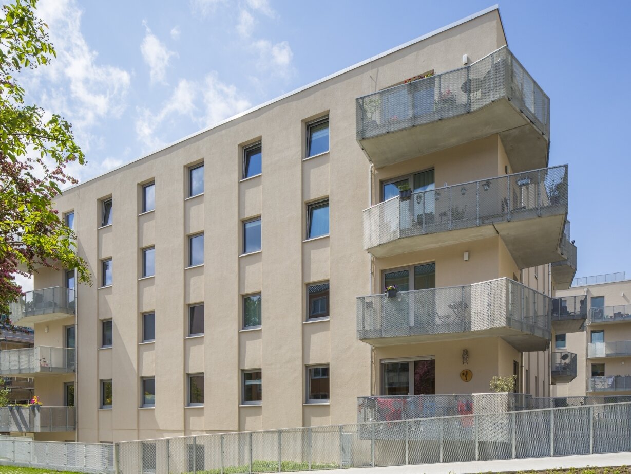 Außenansicht degewo-Neubau Karl-Pokern-Straße 34.