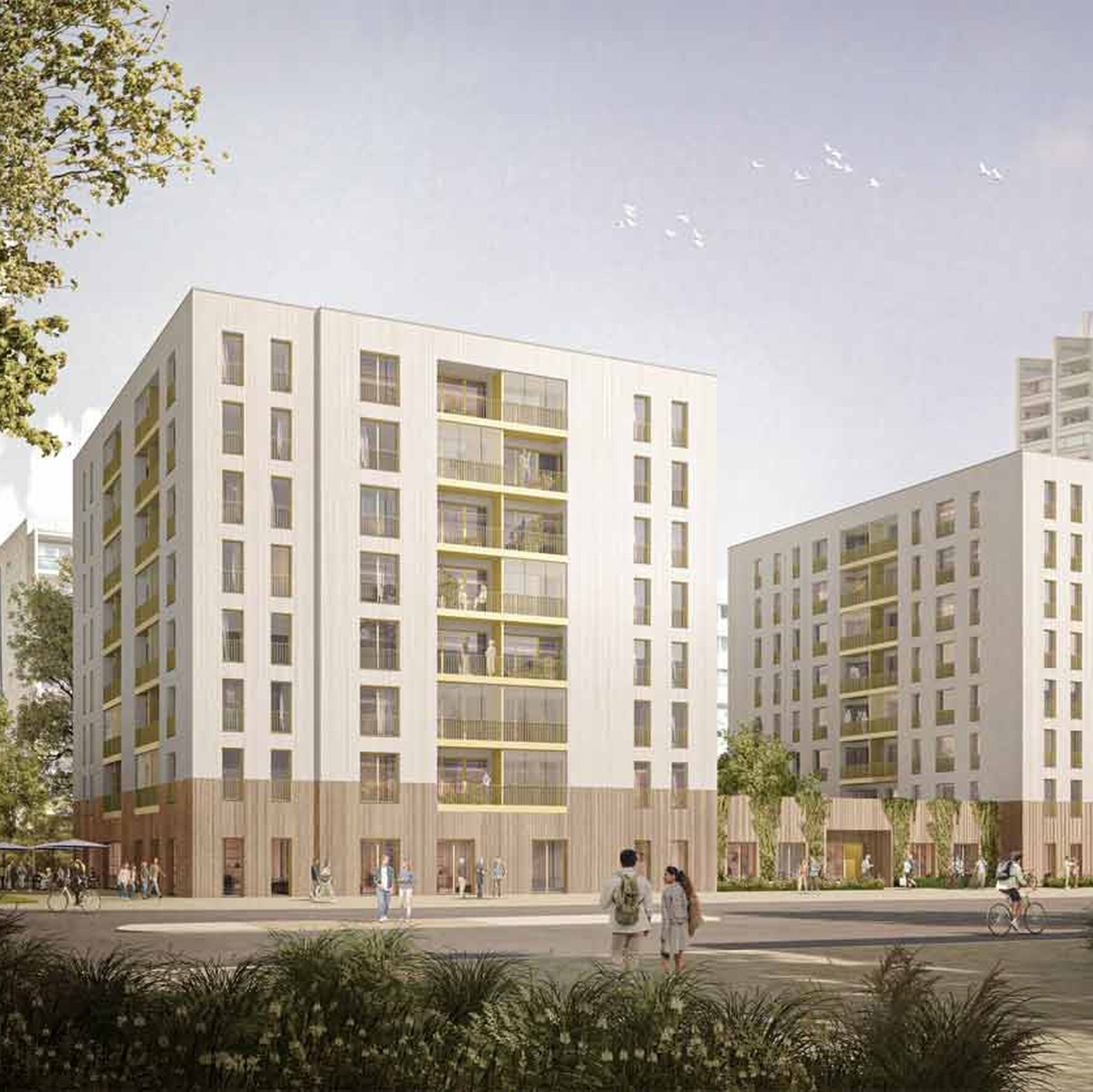 Visualisierung degewo-Neubau Marzahner Promenade 7.