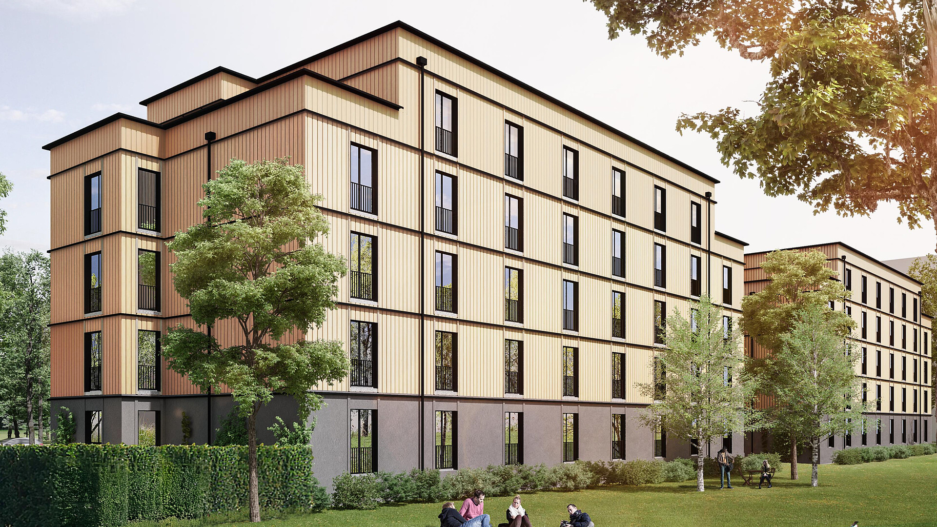Visualisierung Neubau an der Wuhlheide