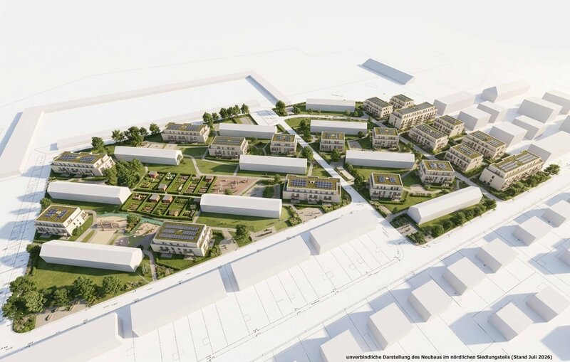 Visualisierung Neubaurpojekt Parkviertel Kladow