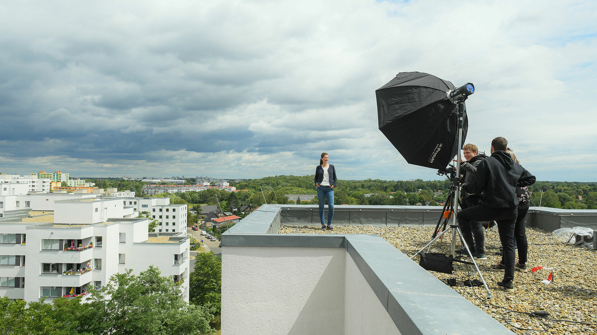 Blick hinter die Kulissen für die Imagekampagne der degewo