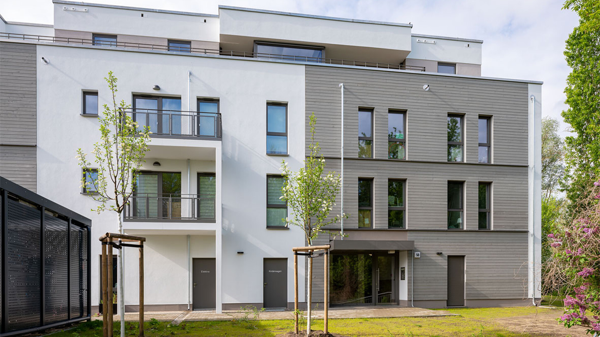 Neubau Außenansicht Stillerzeile