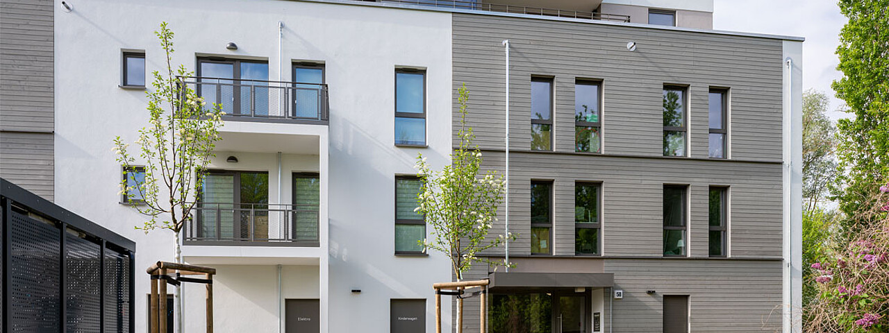 Neubau Außenansicht Stillerzeile