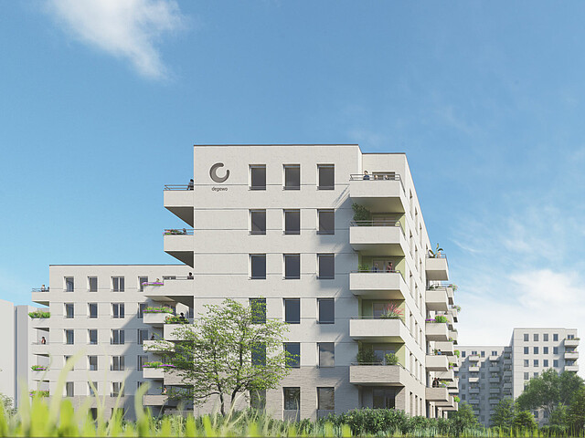 Visualisierung degewo Neubau Bornhagenweg 43 in Lichtenrade, Haus B