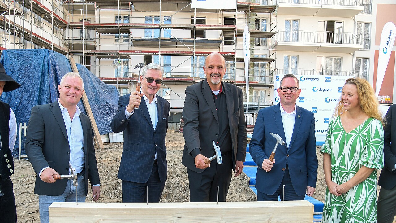 degewo-Richtfest im Johannisthal 
