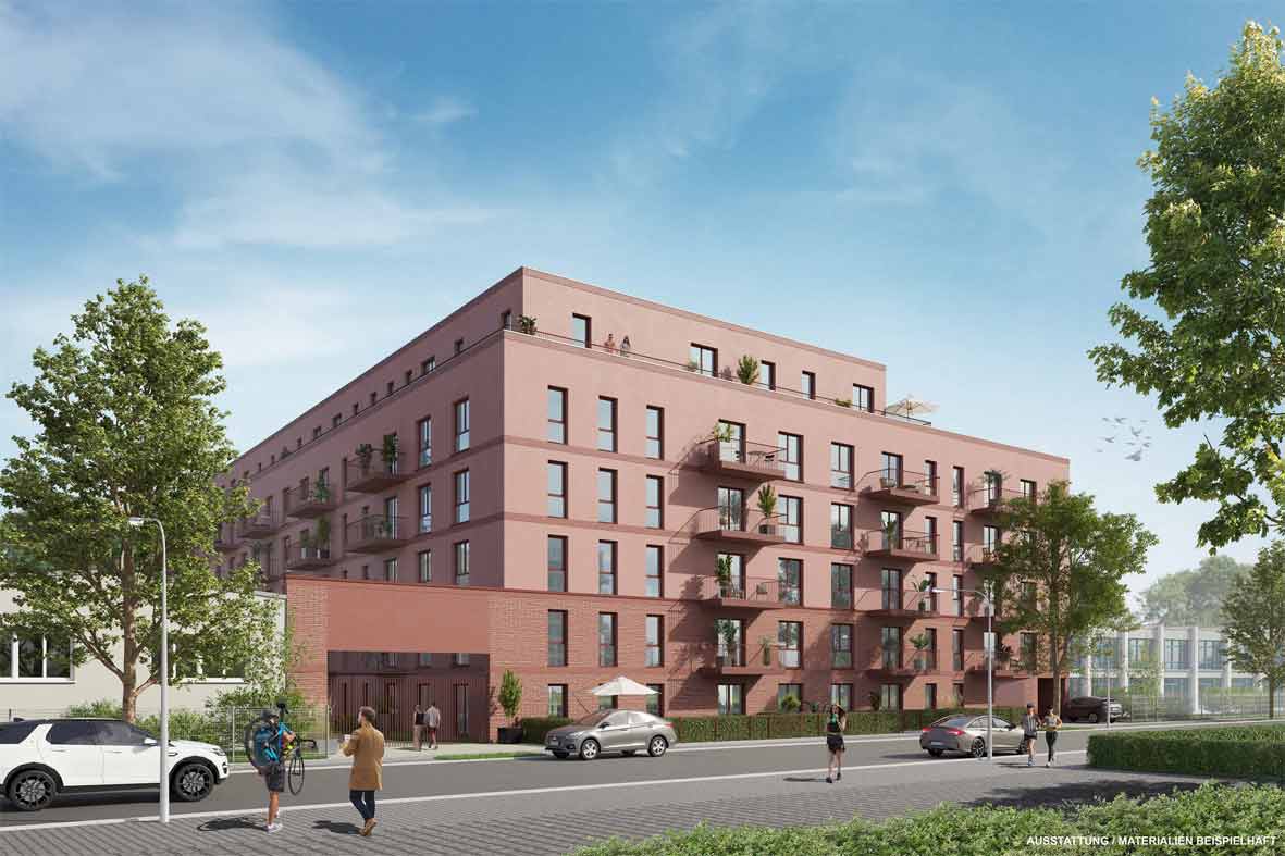 Visualisierung Neubau Bismarckstraße 17, 13585 Berlin