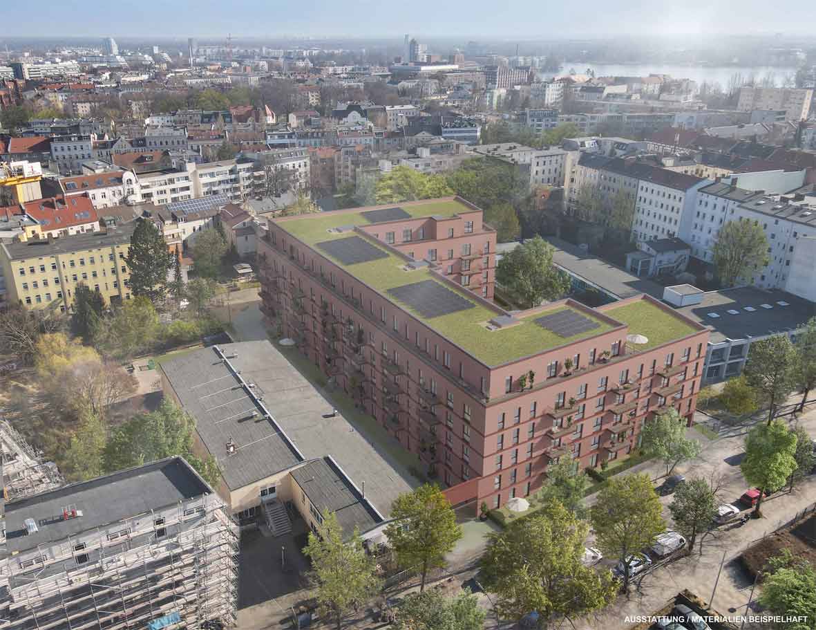 Vogelperspektive Bismarckstraße 17, 13585 Berlin