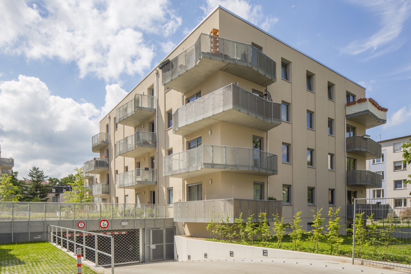 Ansicht degewo Neubau Karl-Pokern-Straße