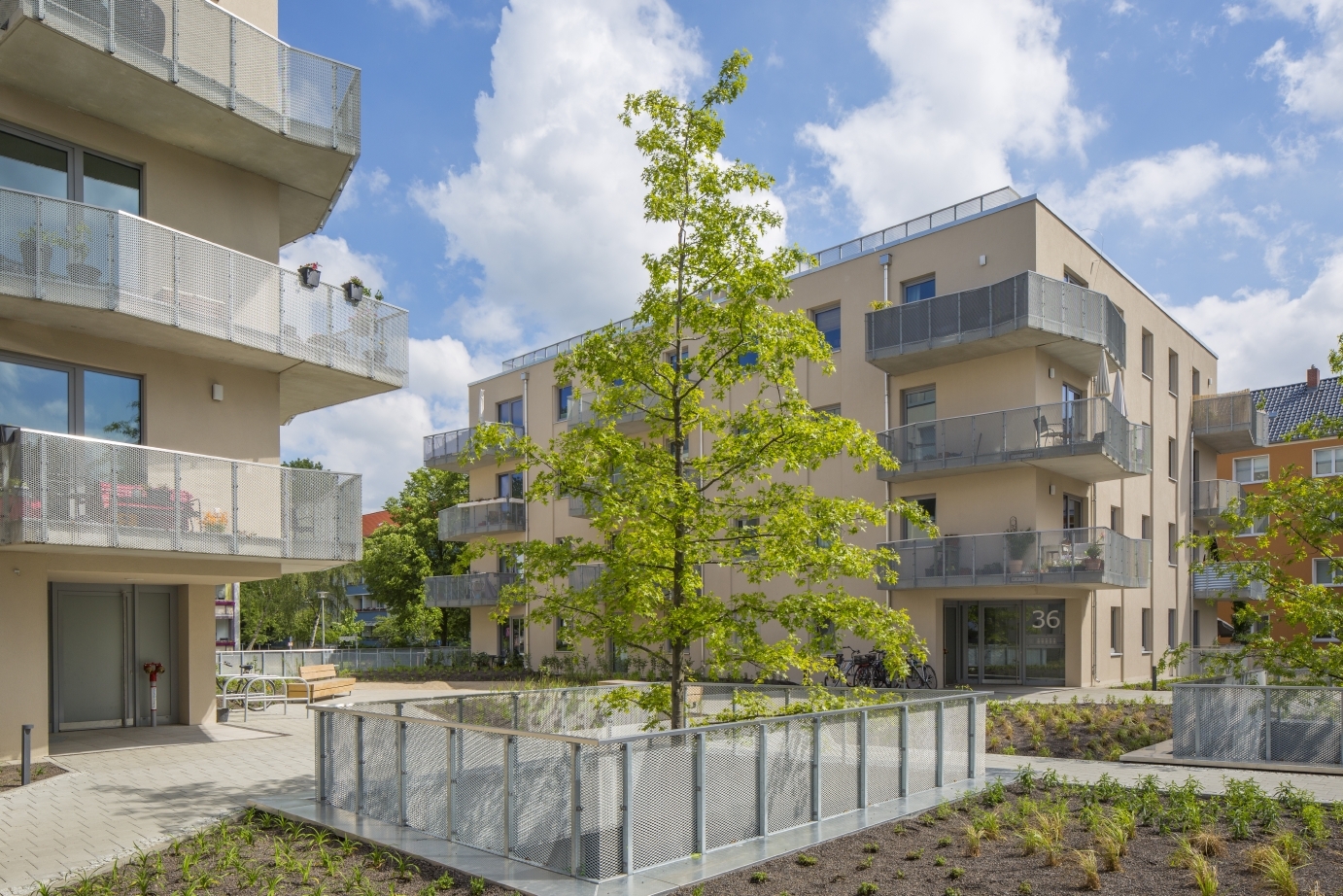 Außenansicht degewo Neubau Karl-Pokern-Straße 30-36