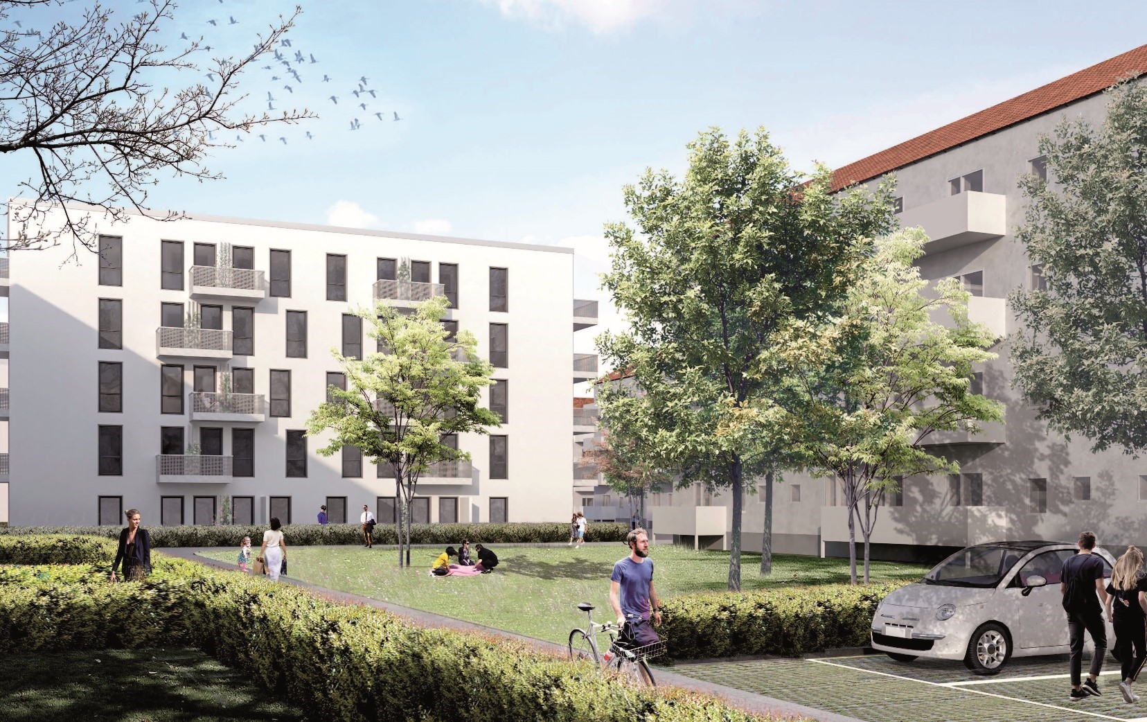 Visualisierung degewo Neubau Kietzer Feld