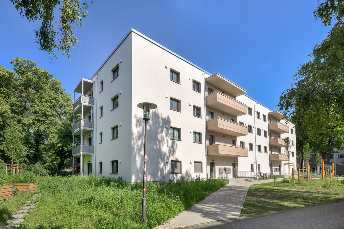 degewo Neubau Eckansicht Ottomar-Geschke-Straße
