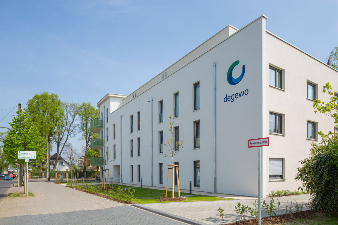 Außenansicht degewo Neubau Wassersportallee 13