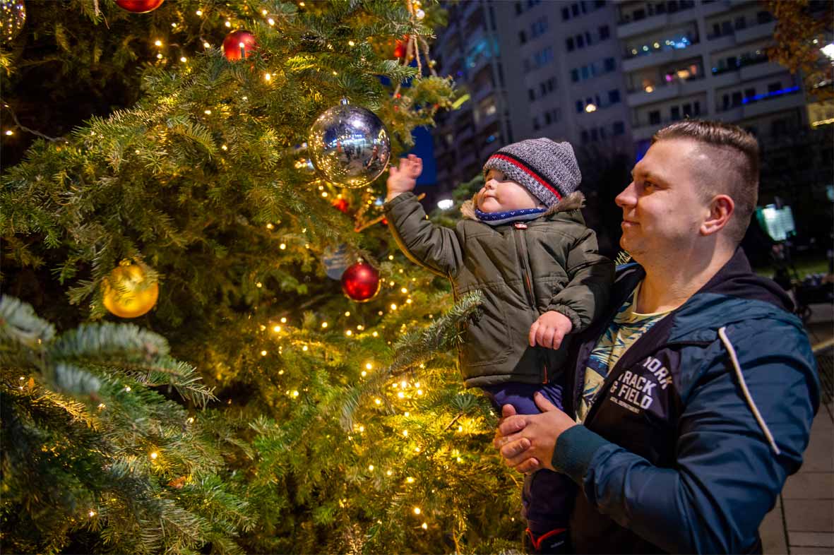 Weihnachtsbaum Marzahner Promenade
