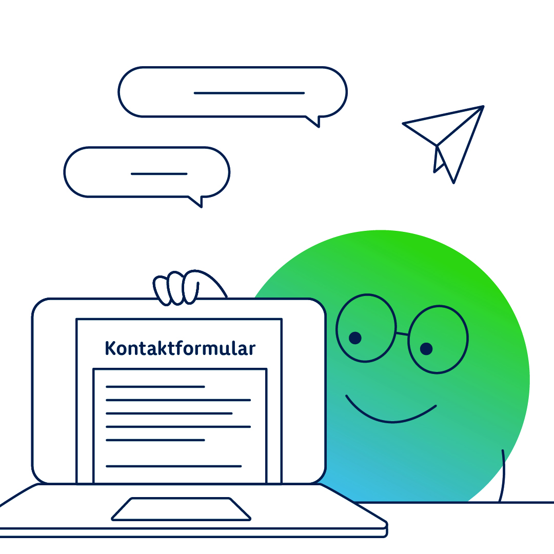 Illustration zum Kontaktformular bei degewo