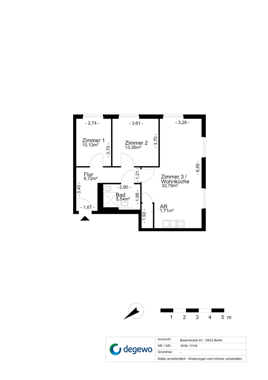 Neubau - 3-Zimmer Wohnung - WBS 140 mit besonderem Wohnbedarf zwingend erforderlich! – Foto 15