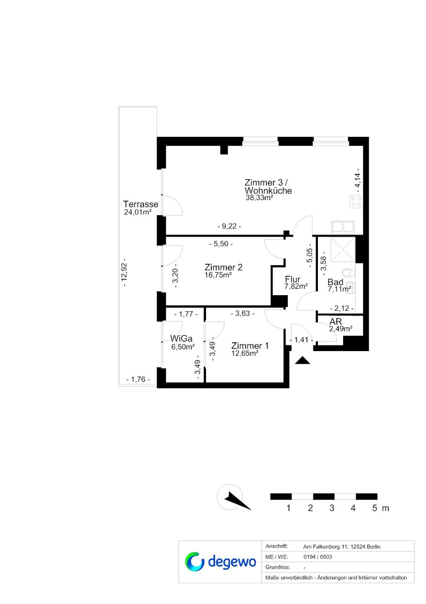 3 Zimmer Wohnung mit Ausblick - Dachterrasse im Neubau – Foto 16