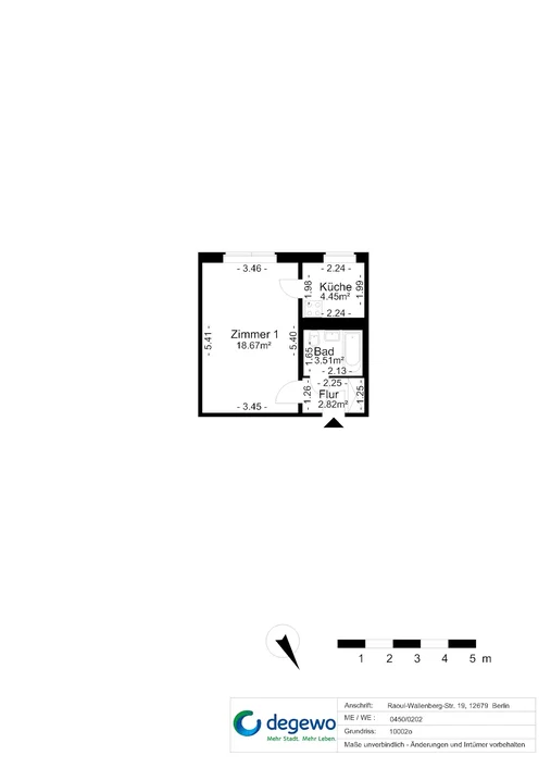 تصویر Nachmietersuche! Gepflegte 1 Zimmer Wohnung