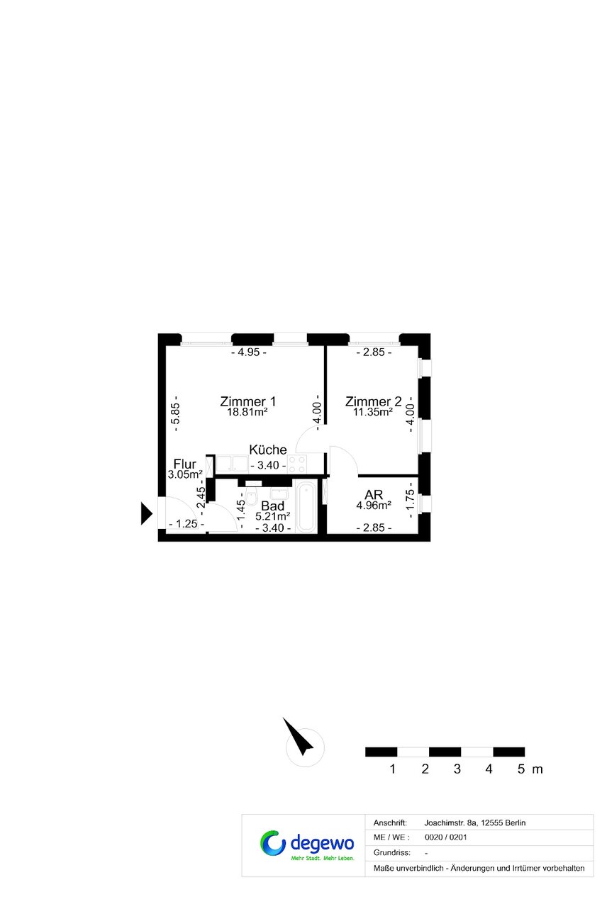 تصویر Nachmieter ab Januar 2027 für 2-Zimmer-Wohnung gesucht!