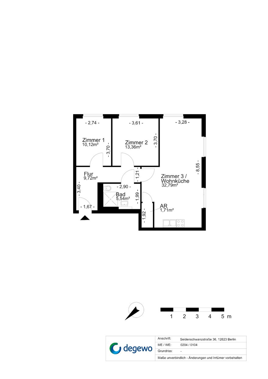 Neubau - Wohnen mit Raum für mehr - 3-Zimmer Wohnung in Mahlsdorf - WBS 140 erforderlich! – Foto 15